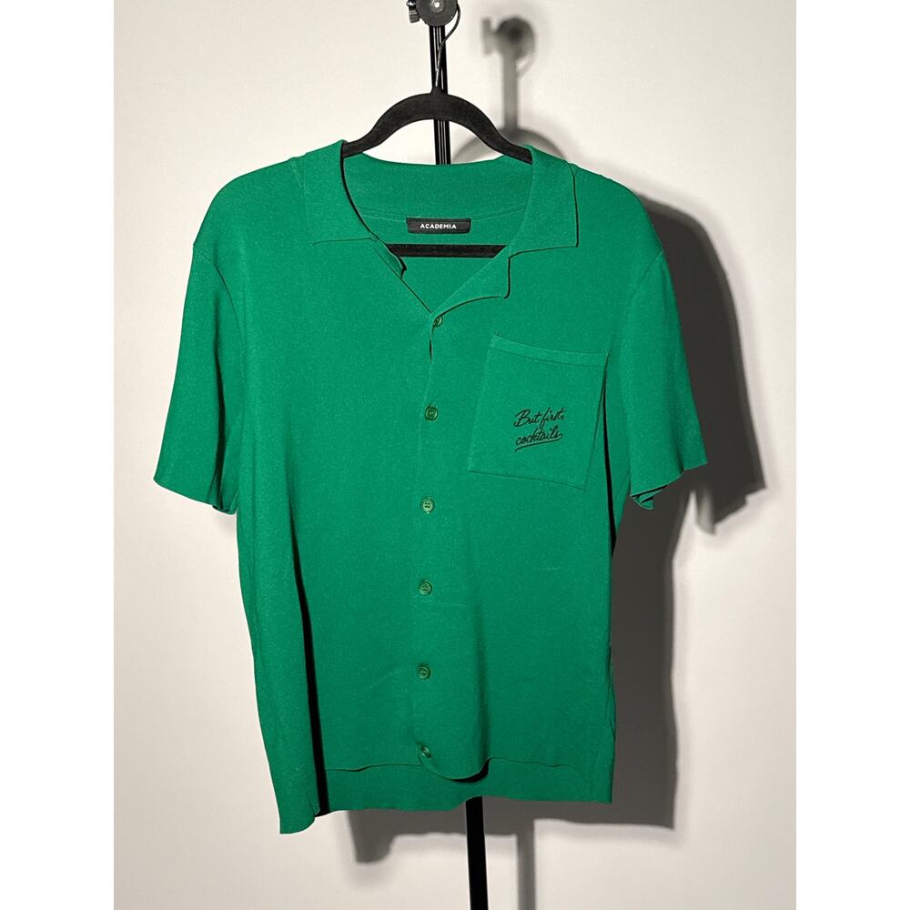 Beymen Istanbul Academia Green Button Down Shirt Small